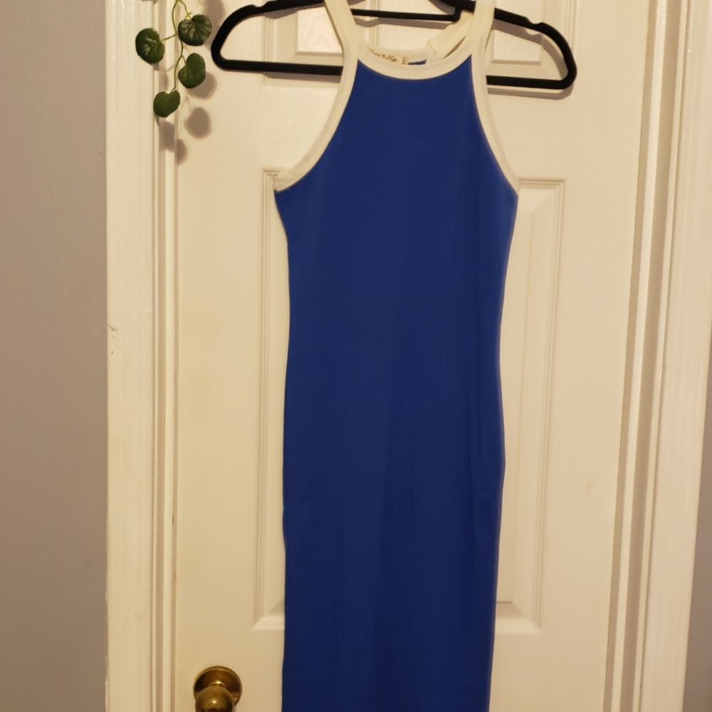 cotton stretch tank dress